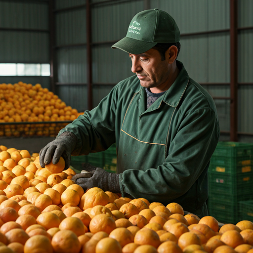 Trabajadores realizando cosecha de limón en el NOA